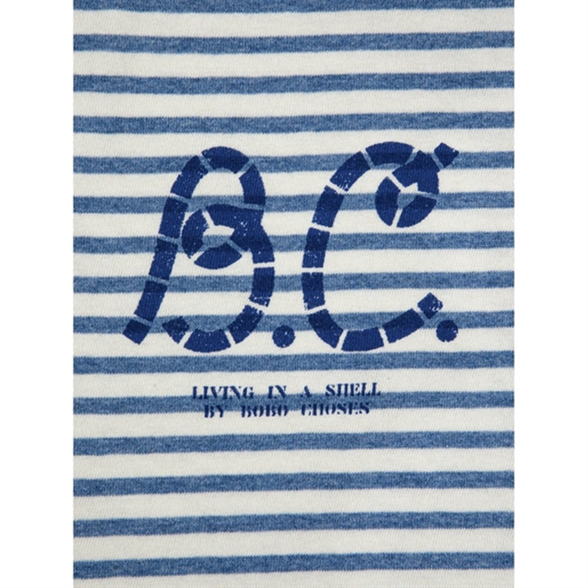 Bobo Choses Blue Blue Stripes T-Shirt 5
