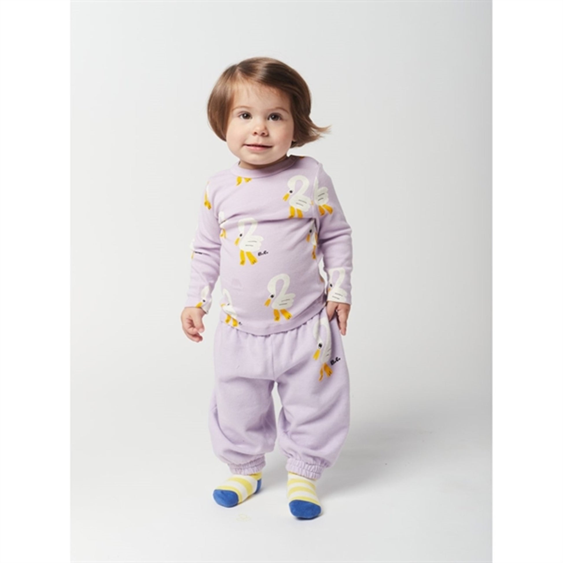 Bobo Choses Lavender Pelican All Over Blouse