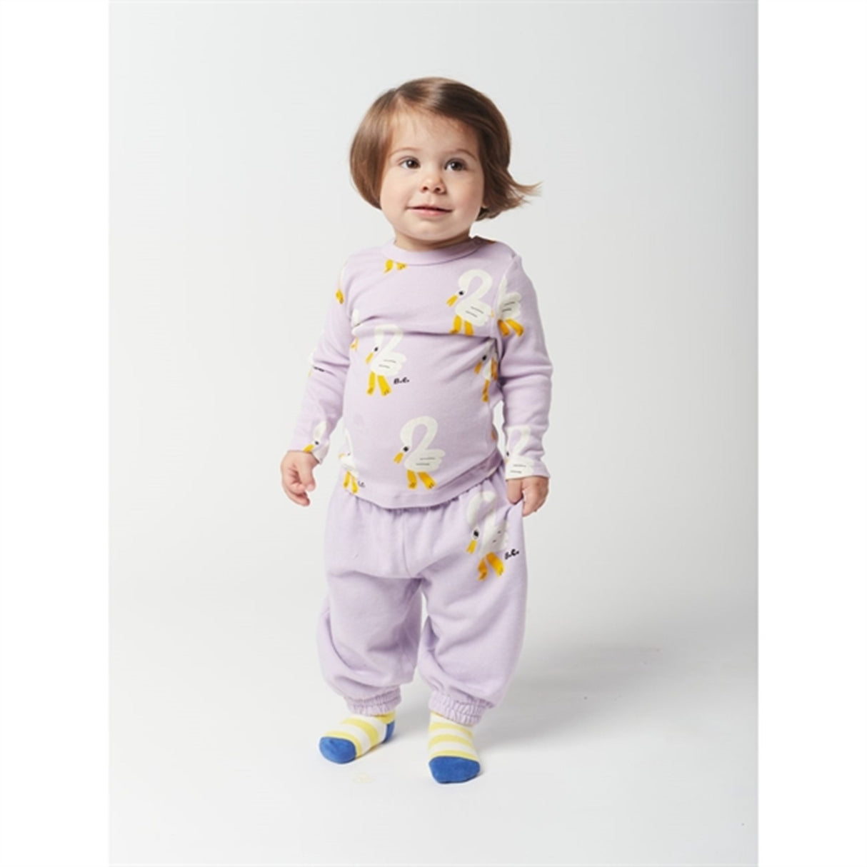 Bobo Choses Lavender Pelican All Over Blouse