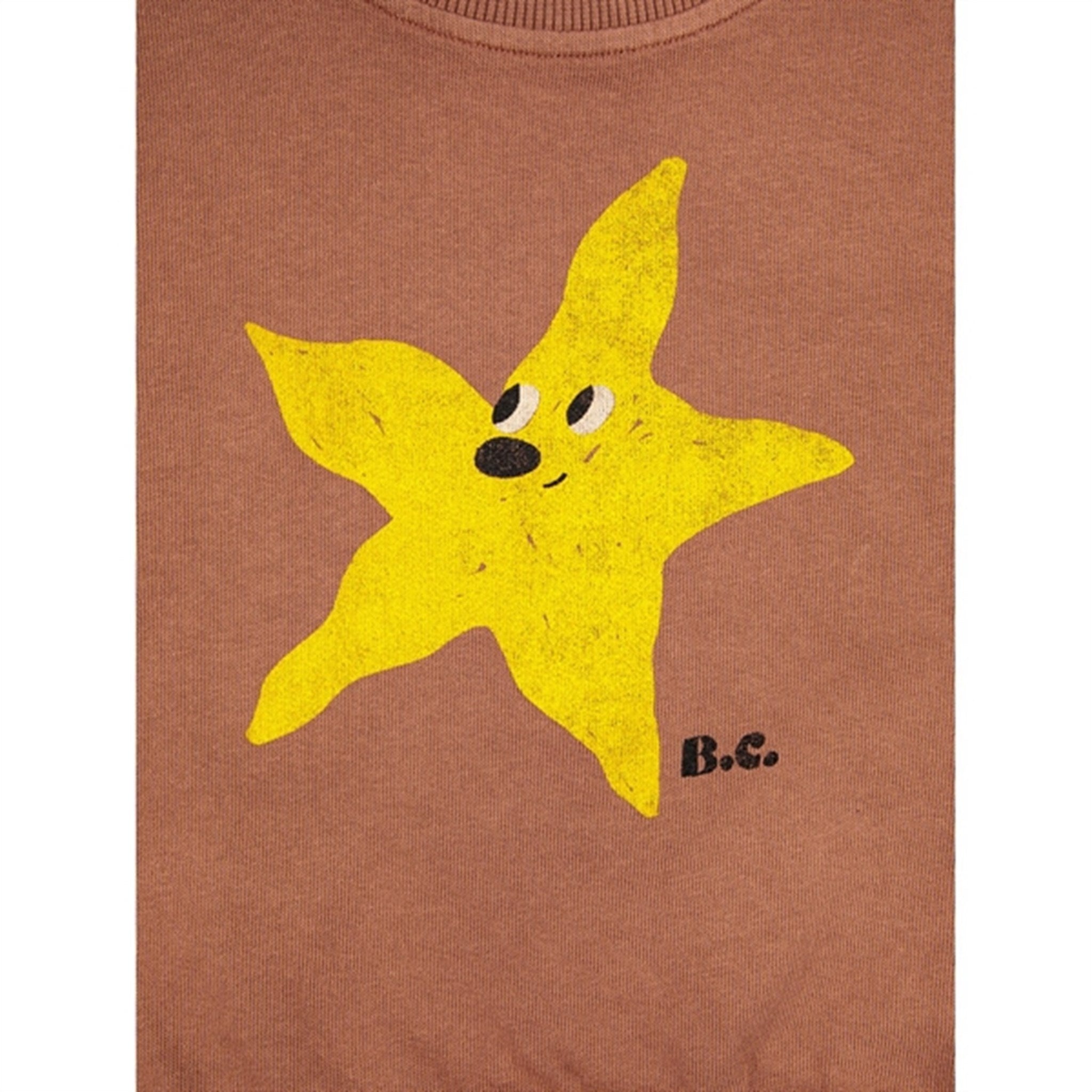 Bobo Choses Brown Starfish Sweatshirt 4