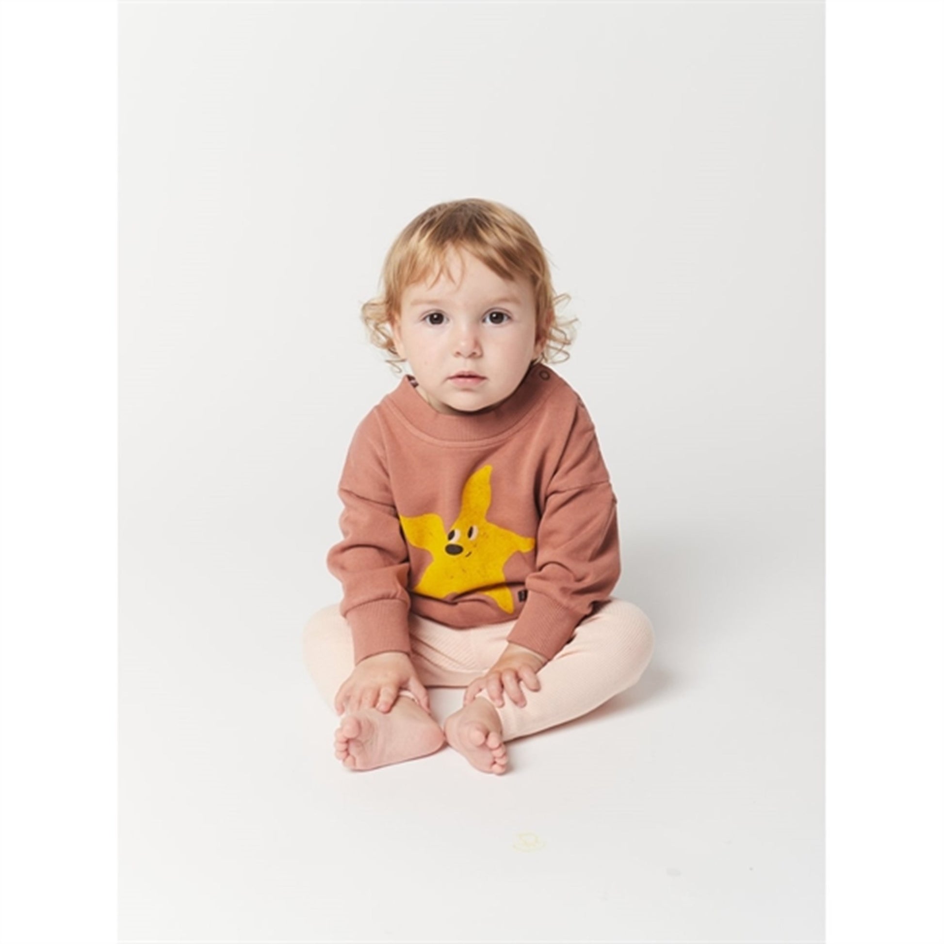 Bobo Choses Brown Starfish Sweatshirt