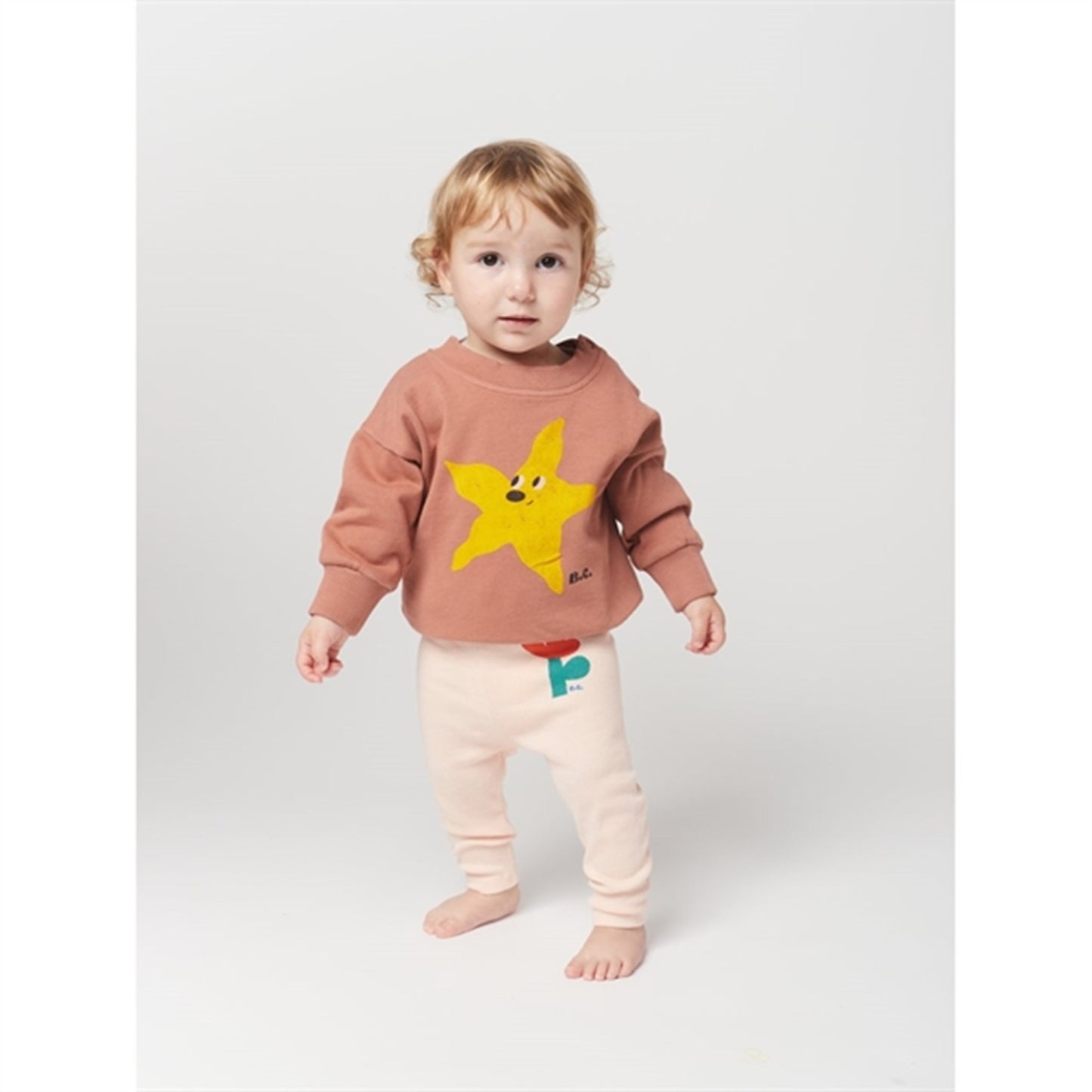 Bobo Choses Brown Starfish Sweatshirt