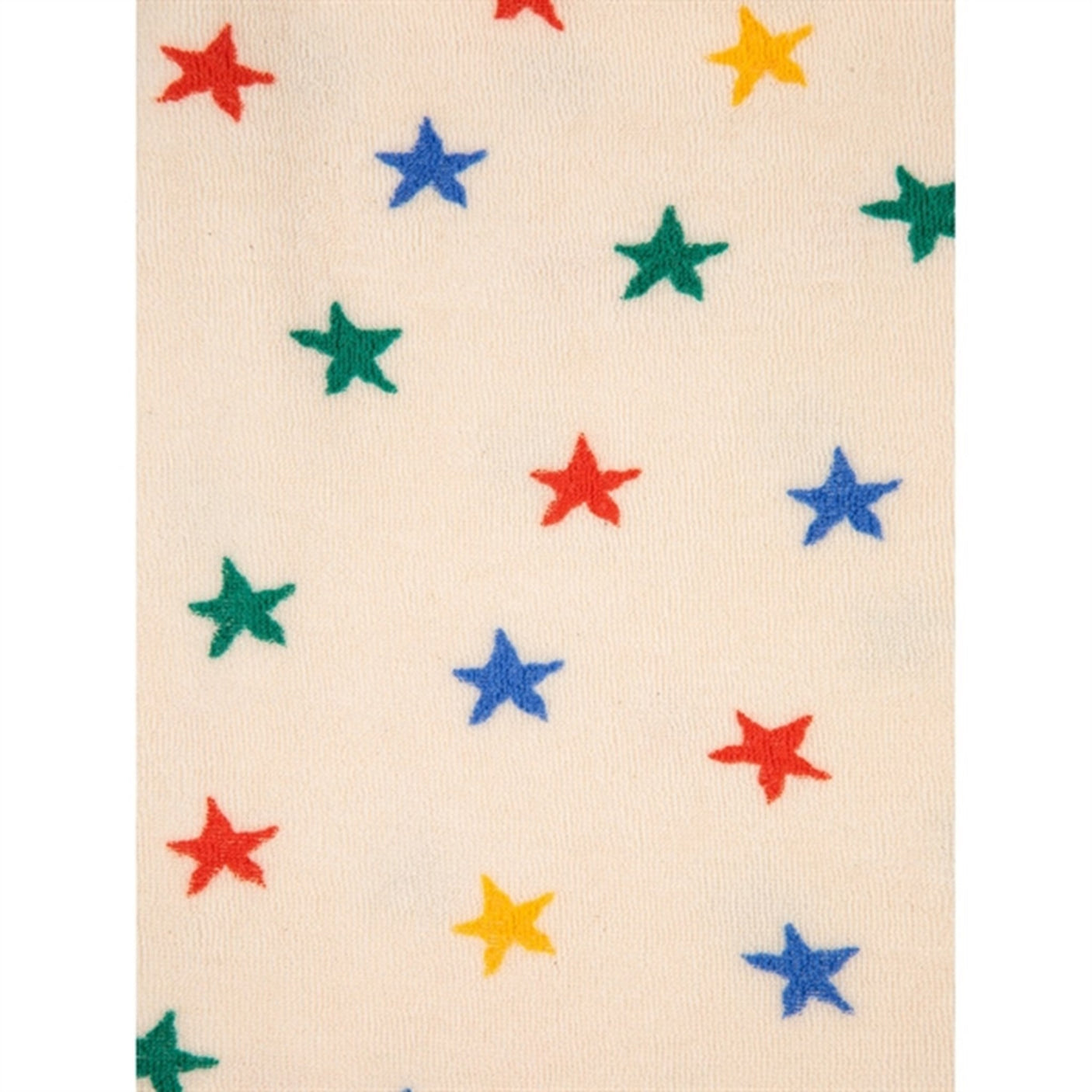 Bobo Choses White Multicolor Stars All Over Terry Sweatshirt
