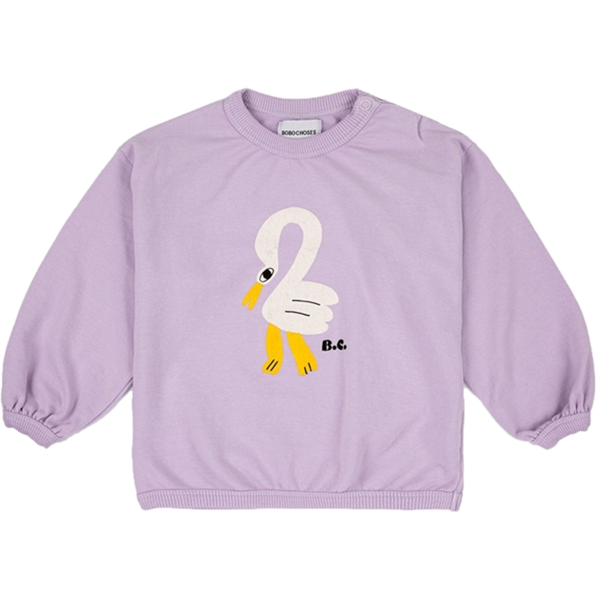Bobo Choses Lavender Pelican Sweatshirt