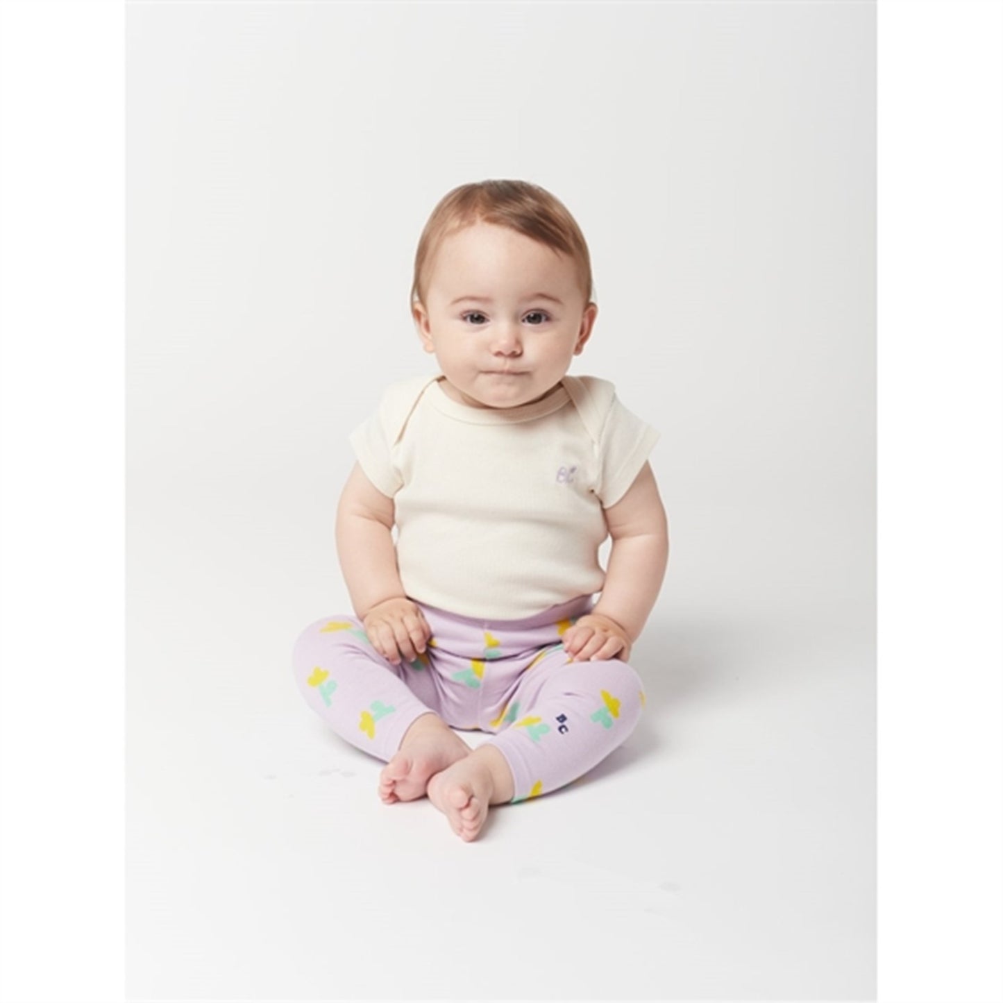 Bobo Choses Lavender Sea Flower All Over Leggings
