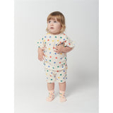 Bobo Choses White Multicolor Stars Terry Shorts