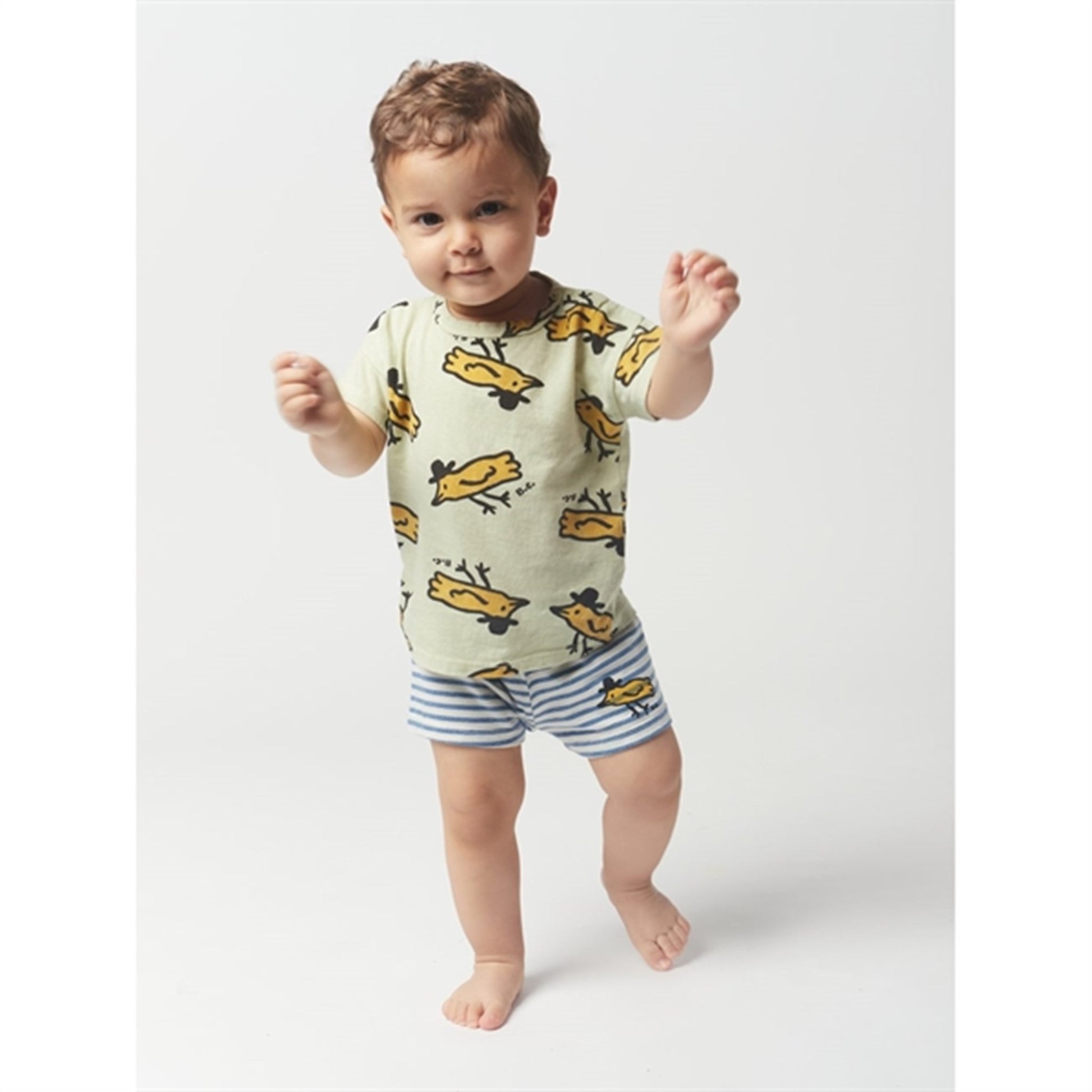 Bobo Choses Blue Stripe Shorts