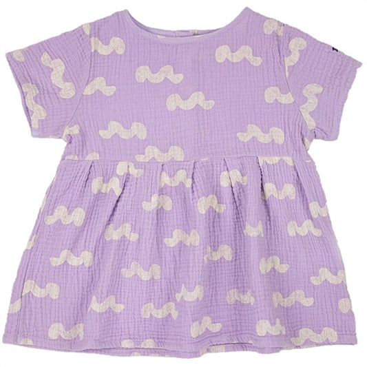 Bobo Choses Lavender Waves All Over Dress