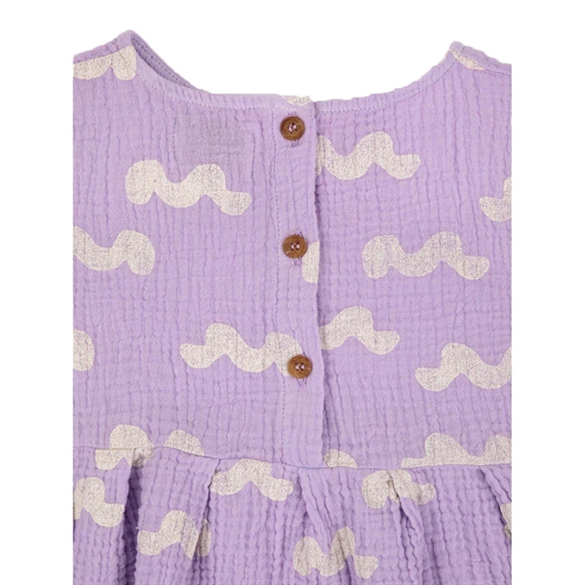Bobo Choses Lavender Waves All Over Dress 5