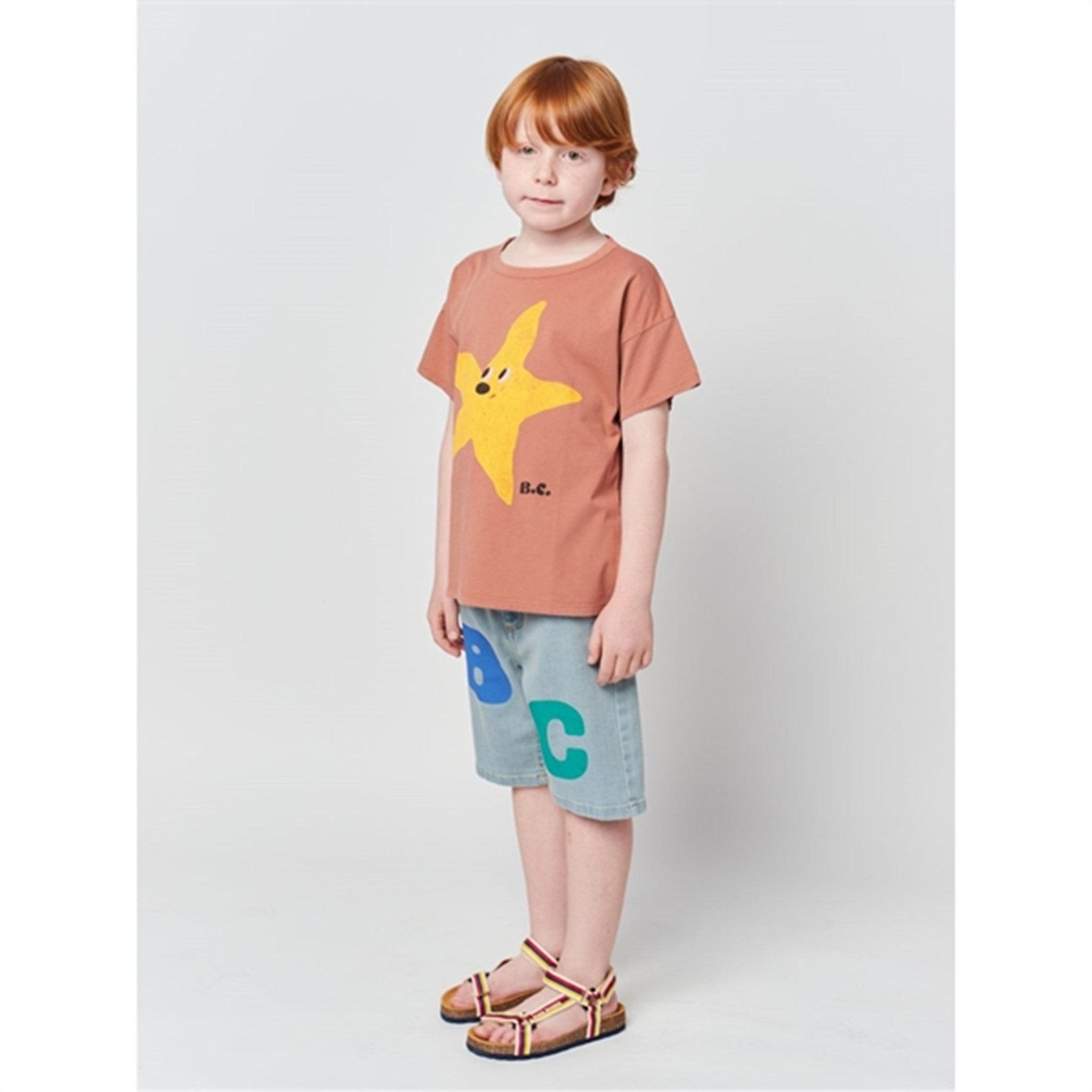 Bobo Choses Brown Starfish T-Shirt 9