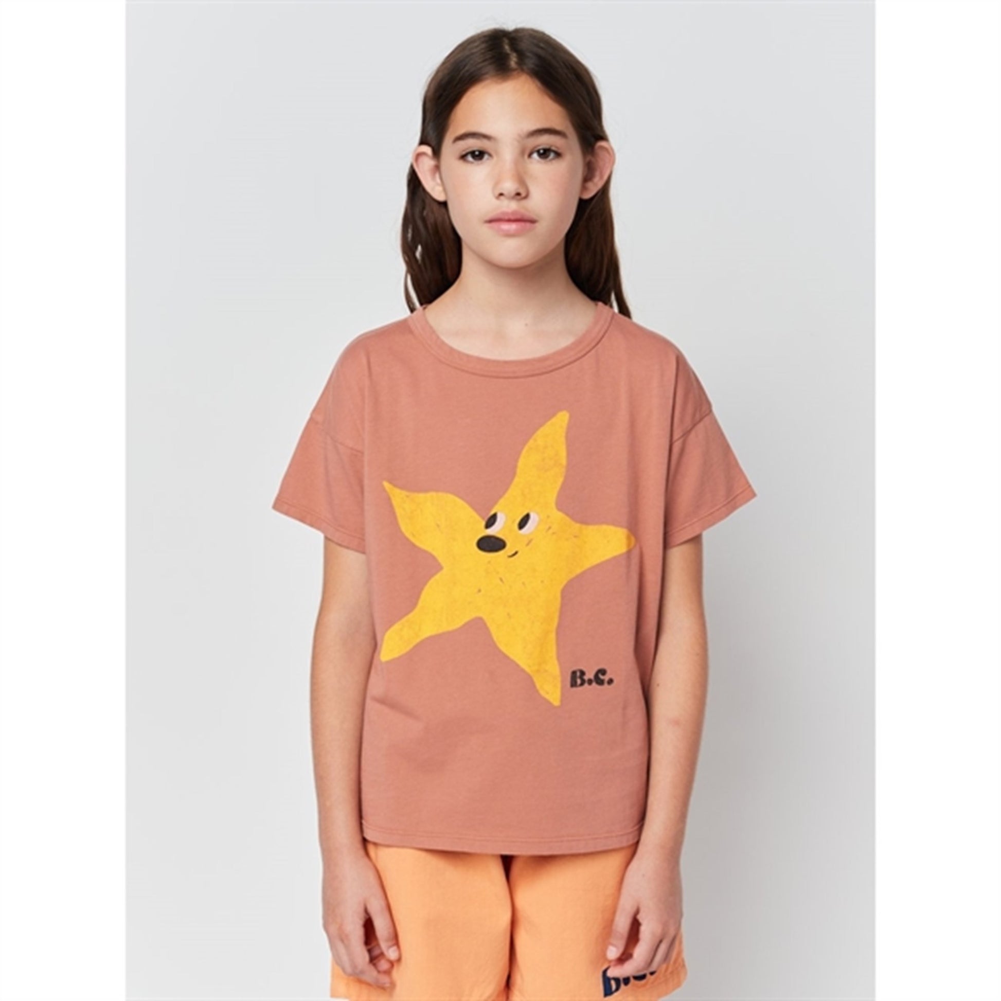 Bobo Choses Brown Starfish T-Shirt