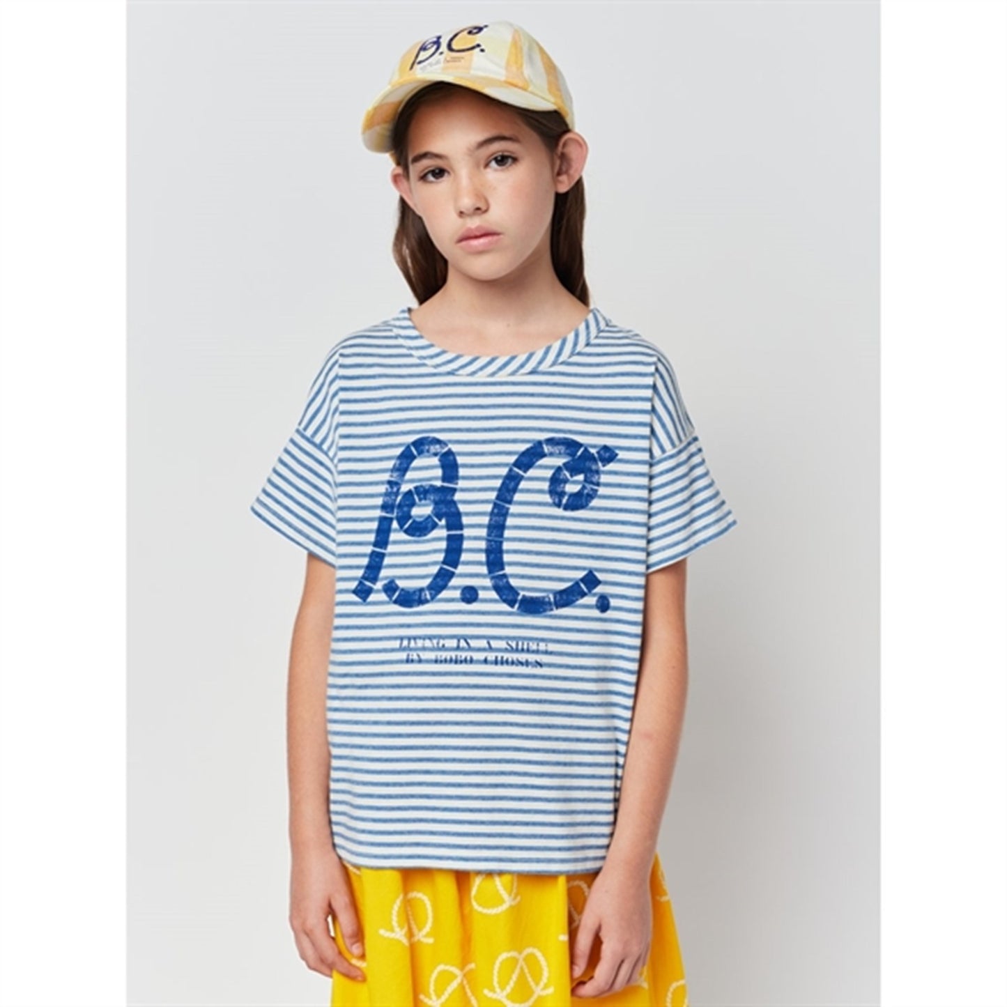 Bobo Choses Light Blue Stripes T-Shirt