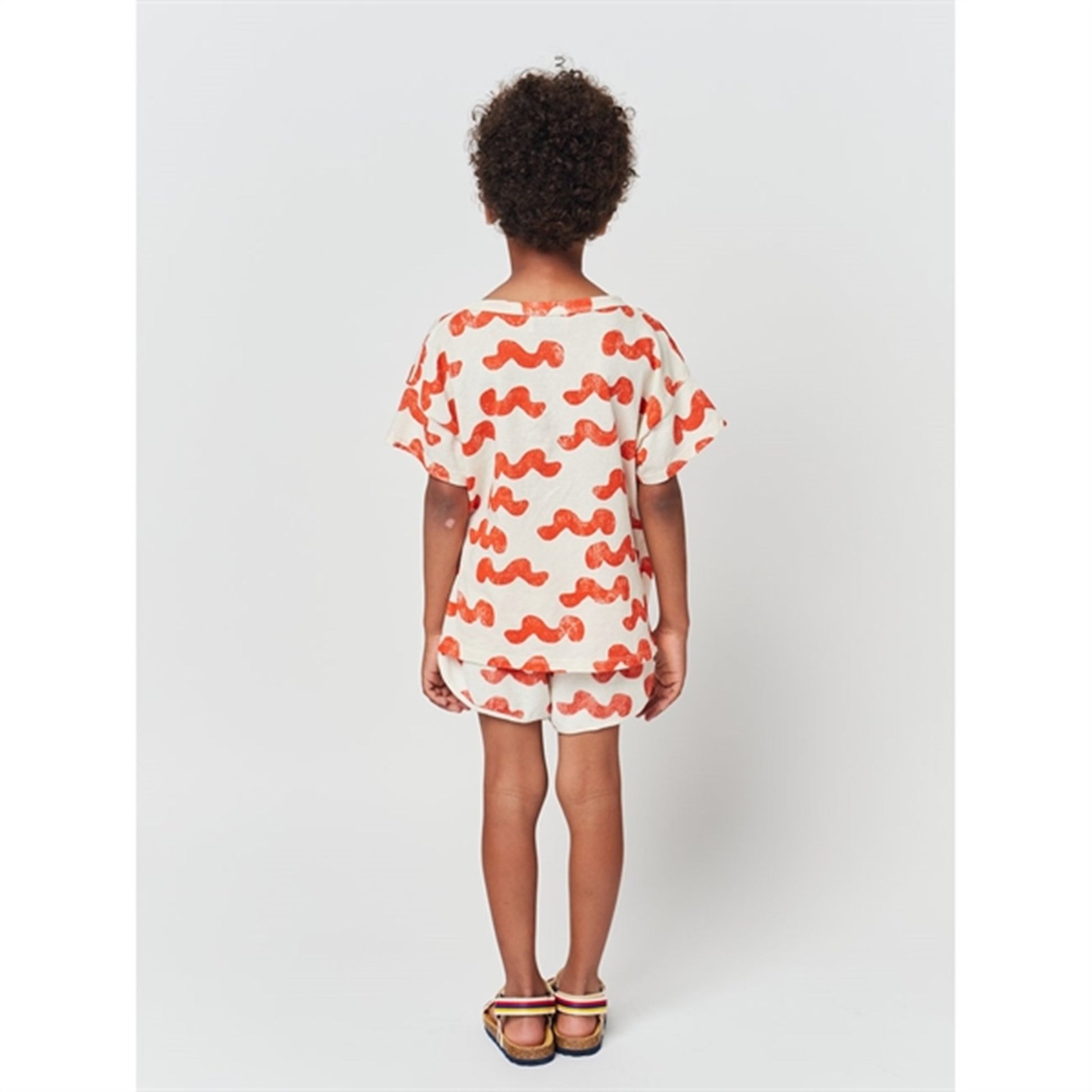 Bobo Choses White Waves All Over T-Shirt