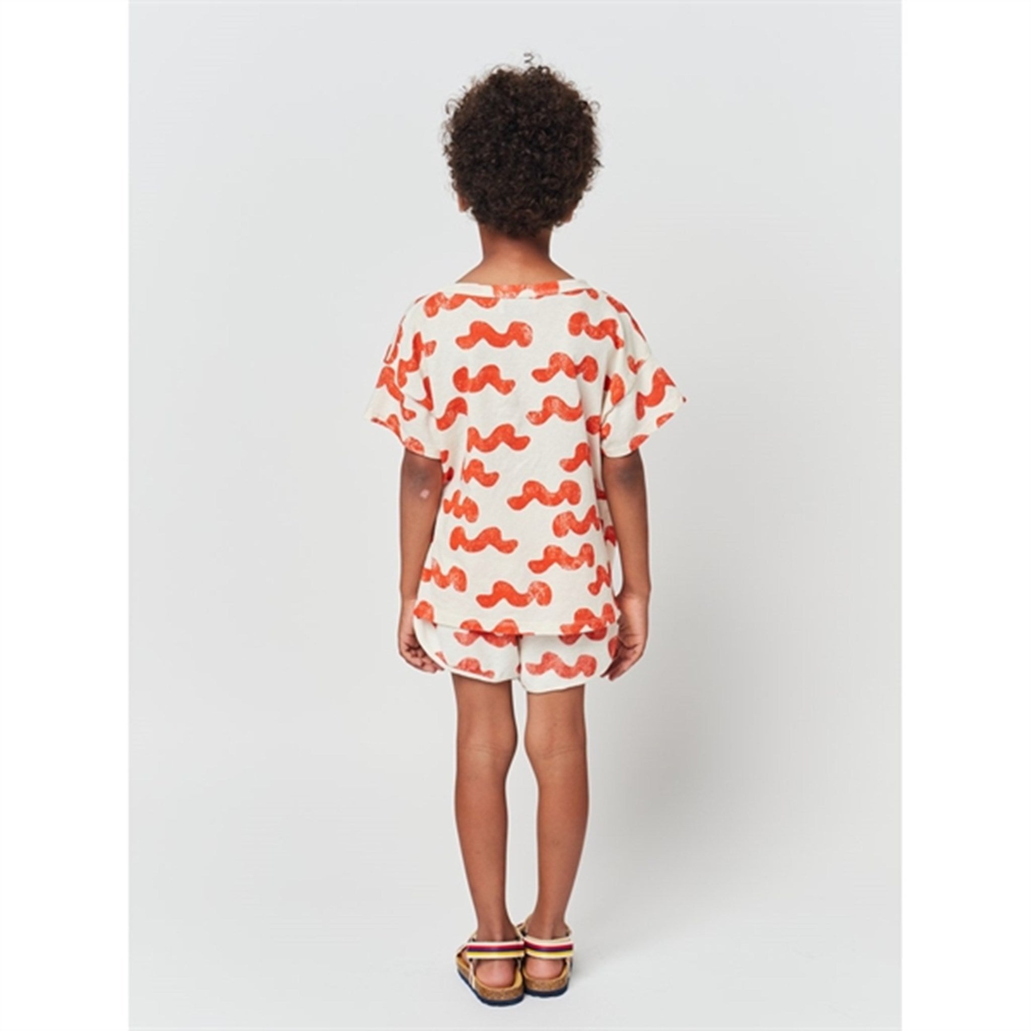 Bobo Choses White Waves All Over T-Shirt 9