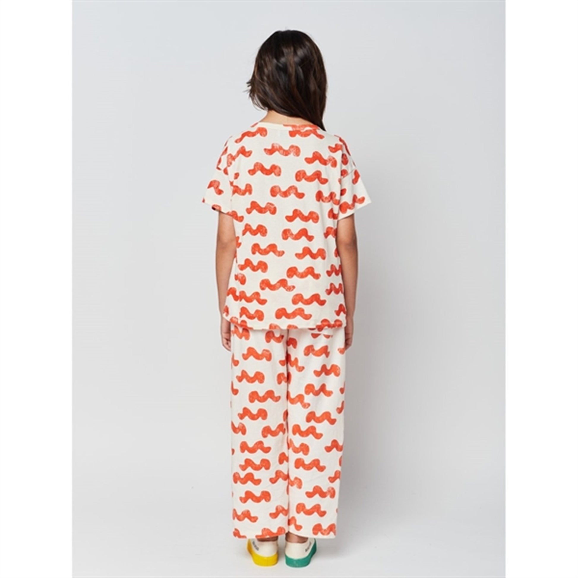 Bobo Choses White Waves All Over T-Shirt