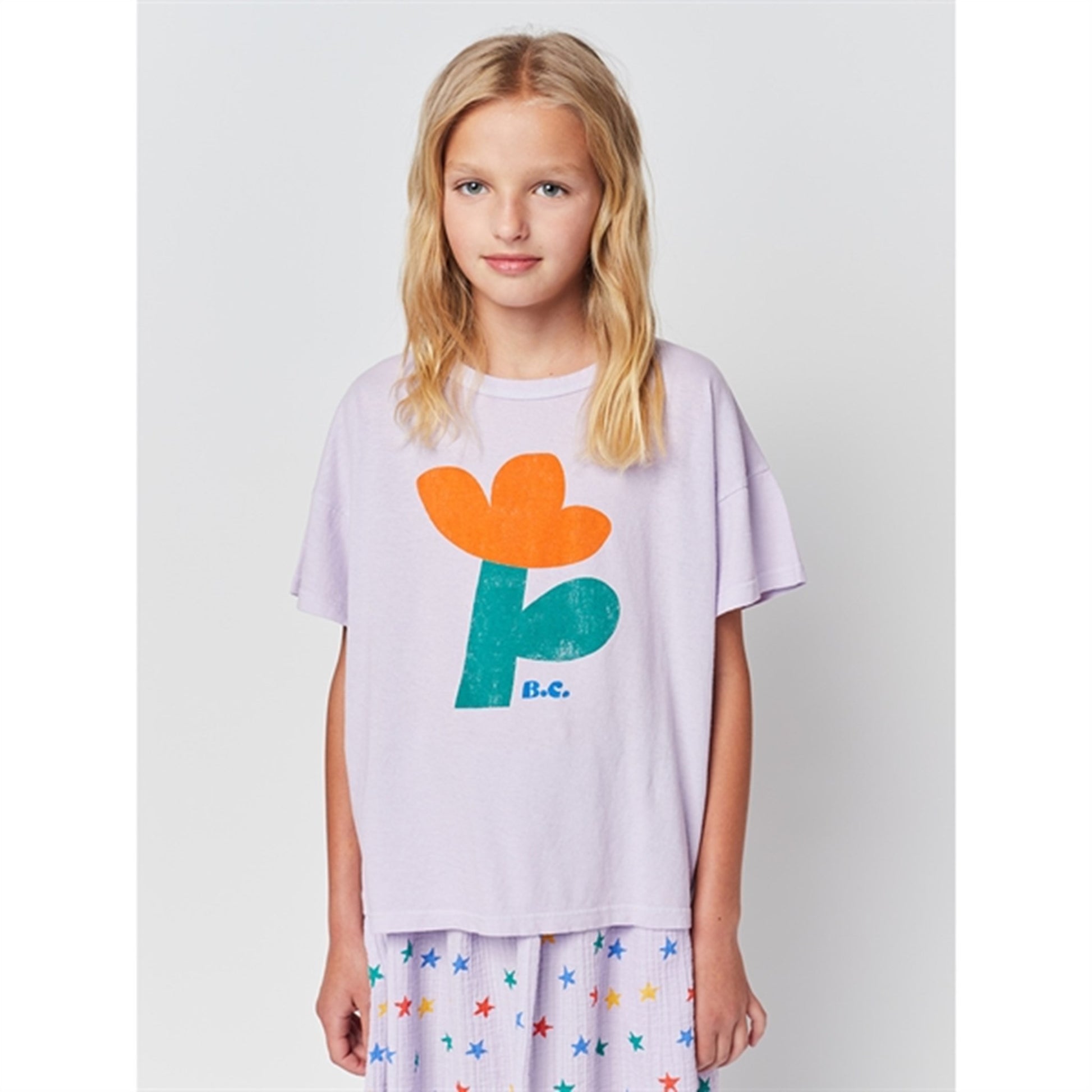 Bobo Choses Lavender Sea Flower T-Shirt