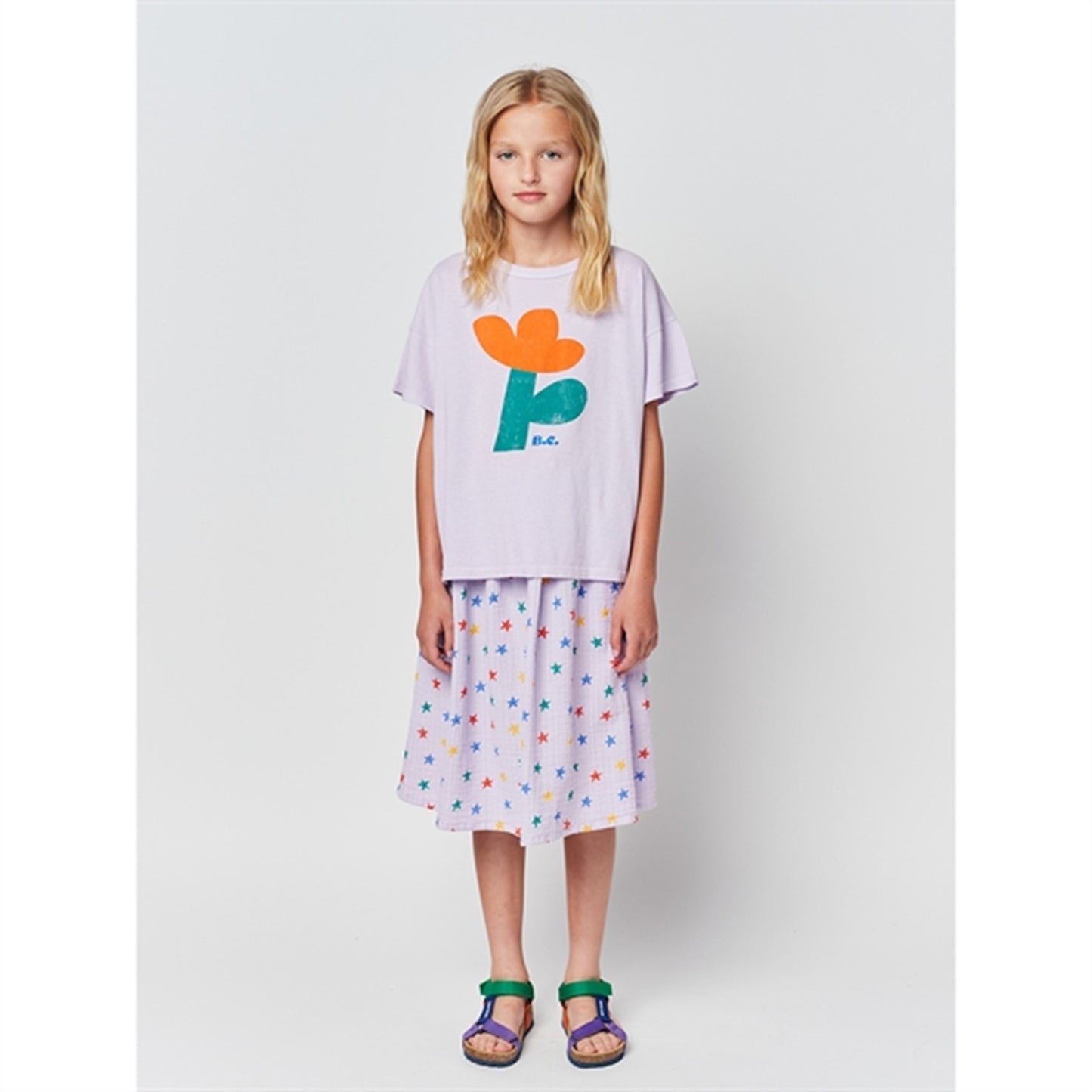 Bobo Choses Lavender Sea Flower T-Shirt