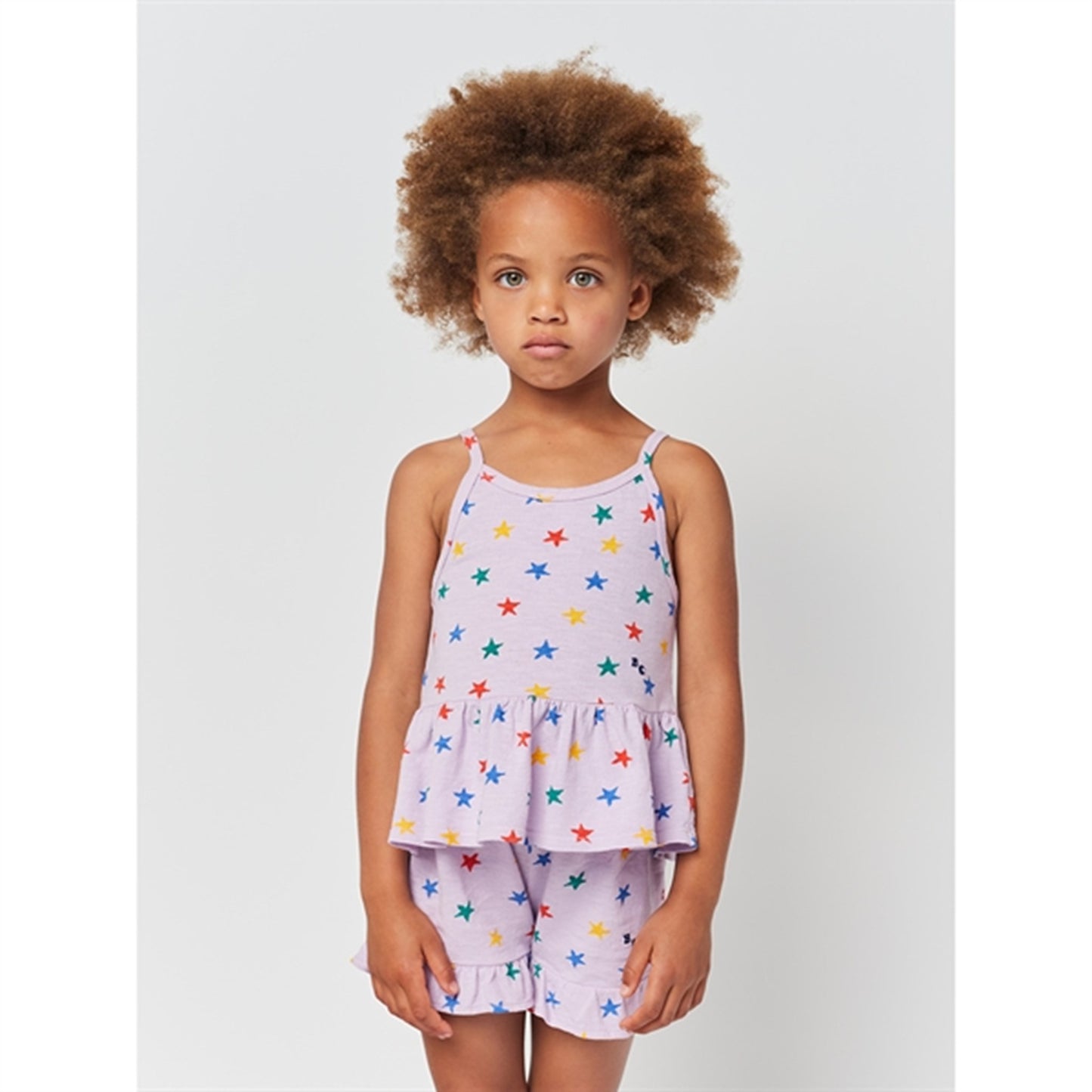 Bobo Choses Lavender Multicolor Stars All Over Tank Top