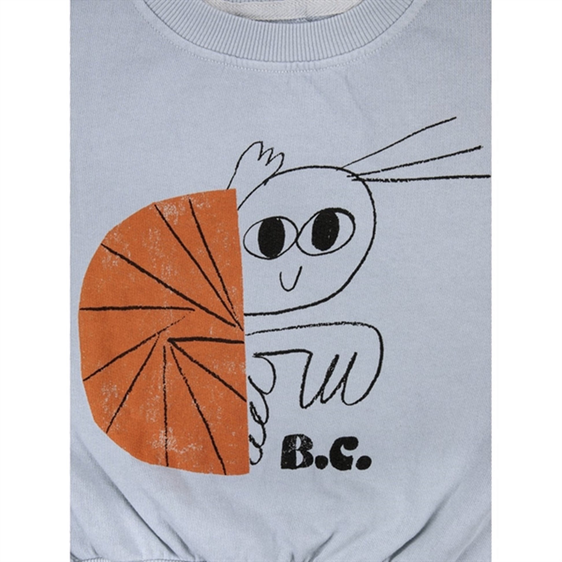 Bobo Choses Light Blue Hermit Crab Sweatshirt