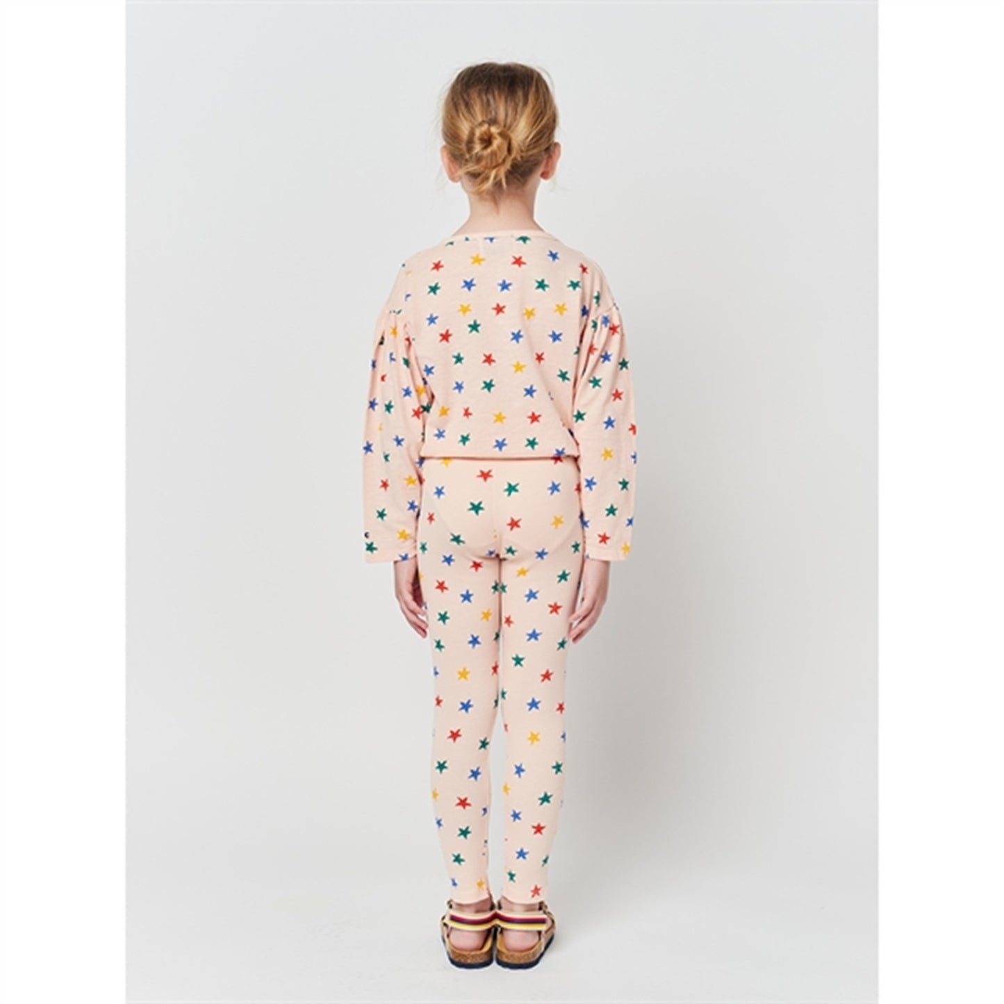 Bobo Choses Light Brown Multicolor Stars All Over Leggings