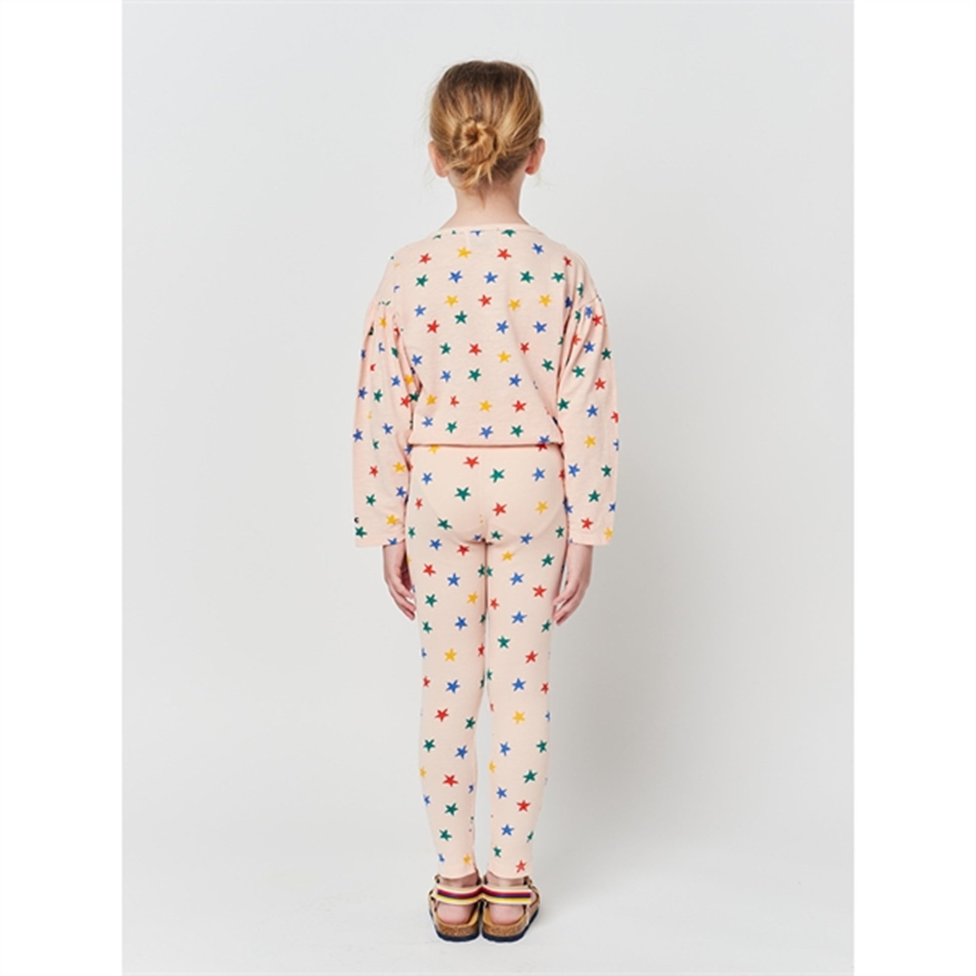 Bobo Choses Light Brown Multicolor Stars All Over Leggings