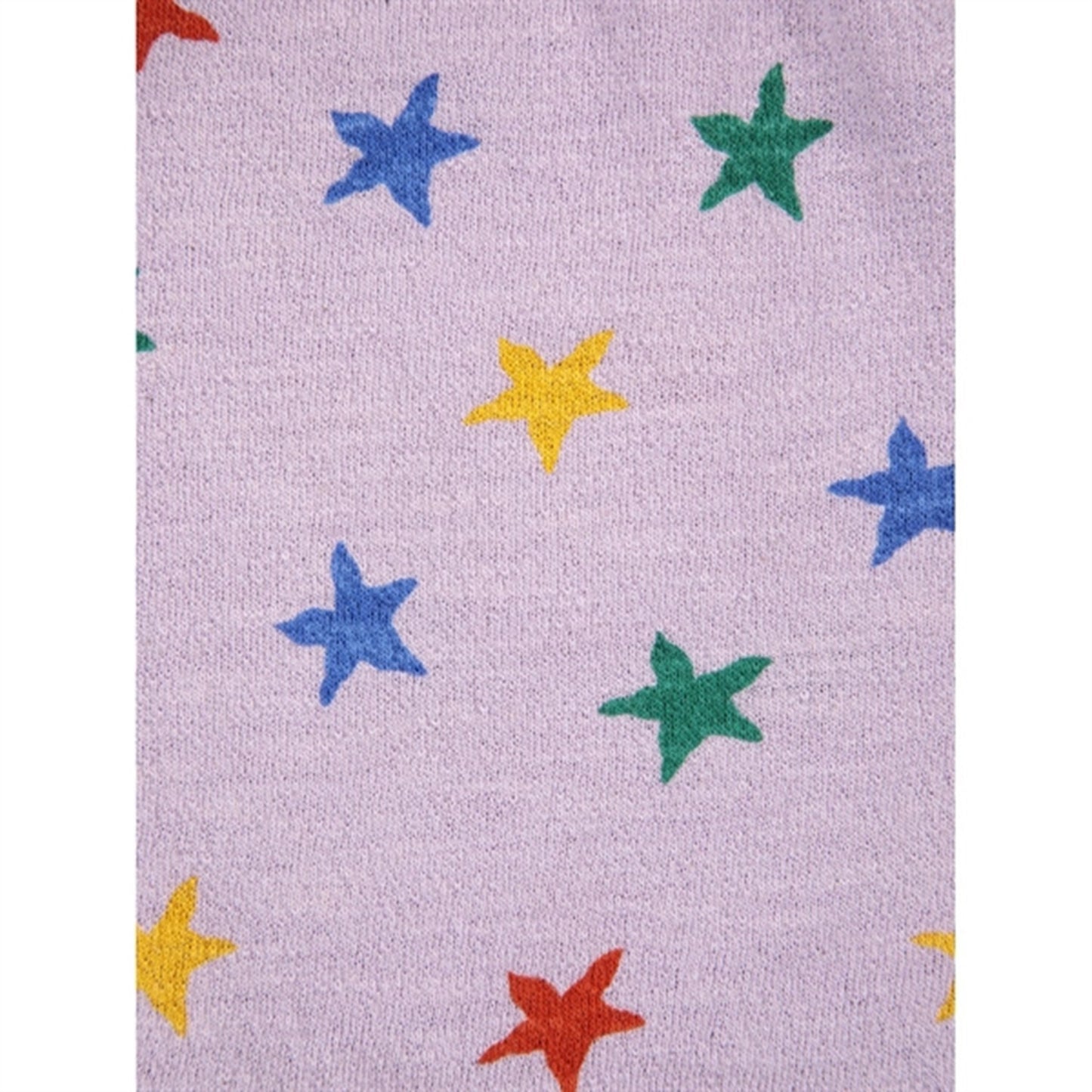 Bobo Choses Lavender Multicolor Stars All Over Ruffle Shorts