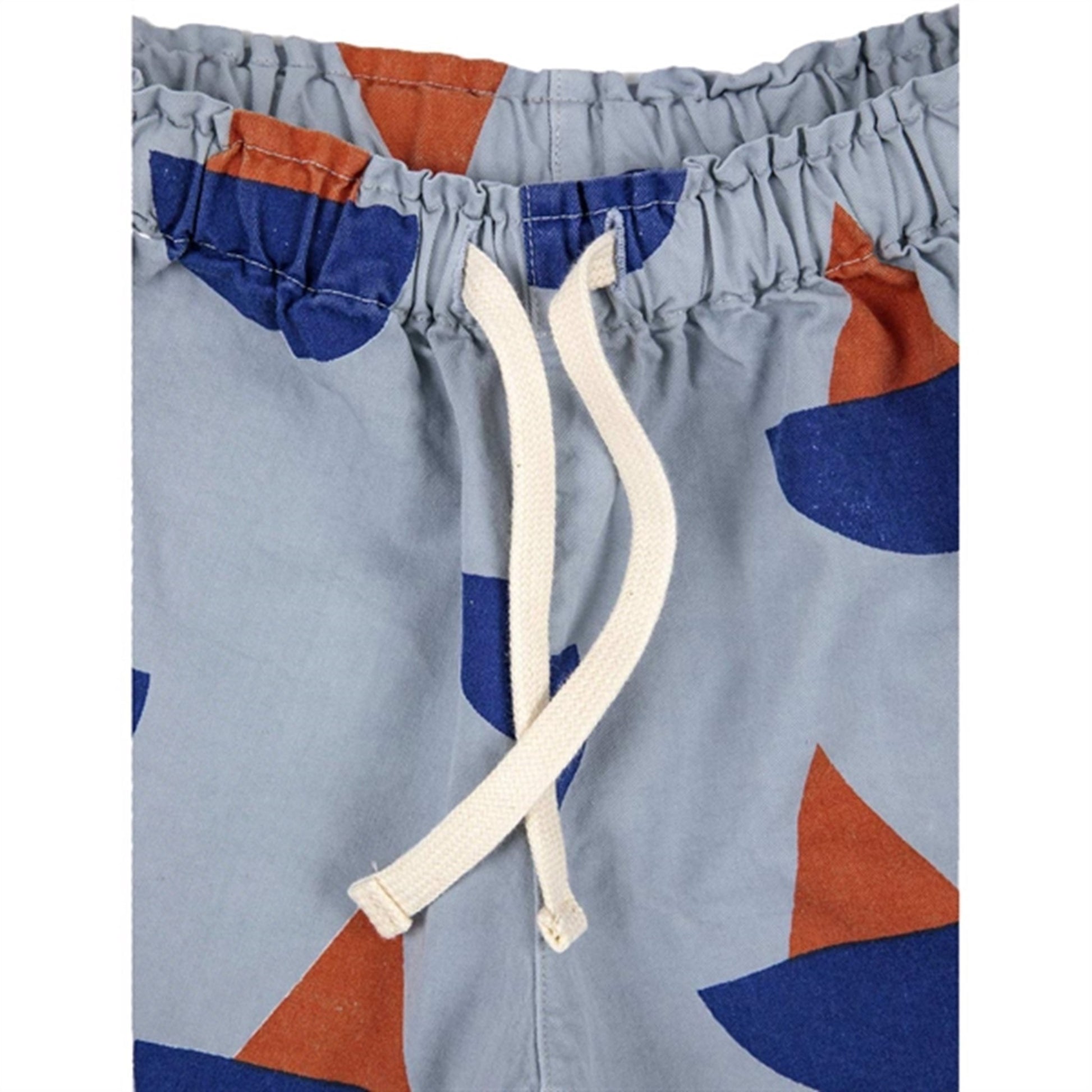 Bobo Choses Light Blue Sail Boat All Over Shorts