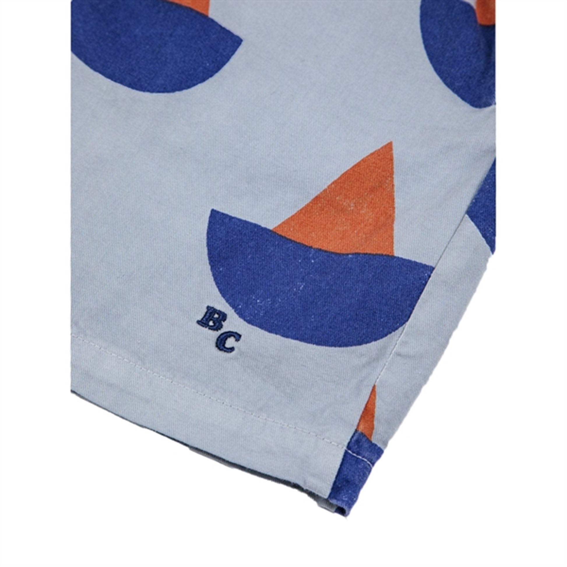 Bobo Choses Light Blue Sail Boat All Over Shorts