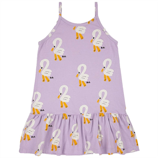 Bobo Choses Lavender Pelican All Over Dress