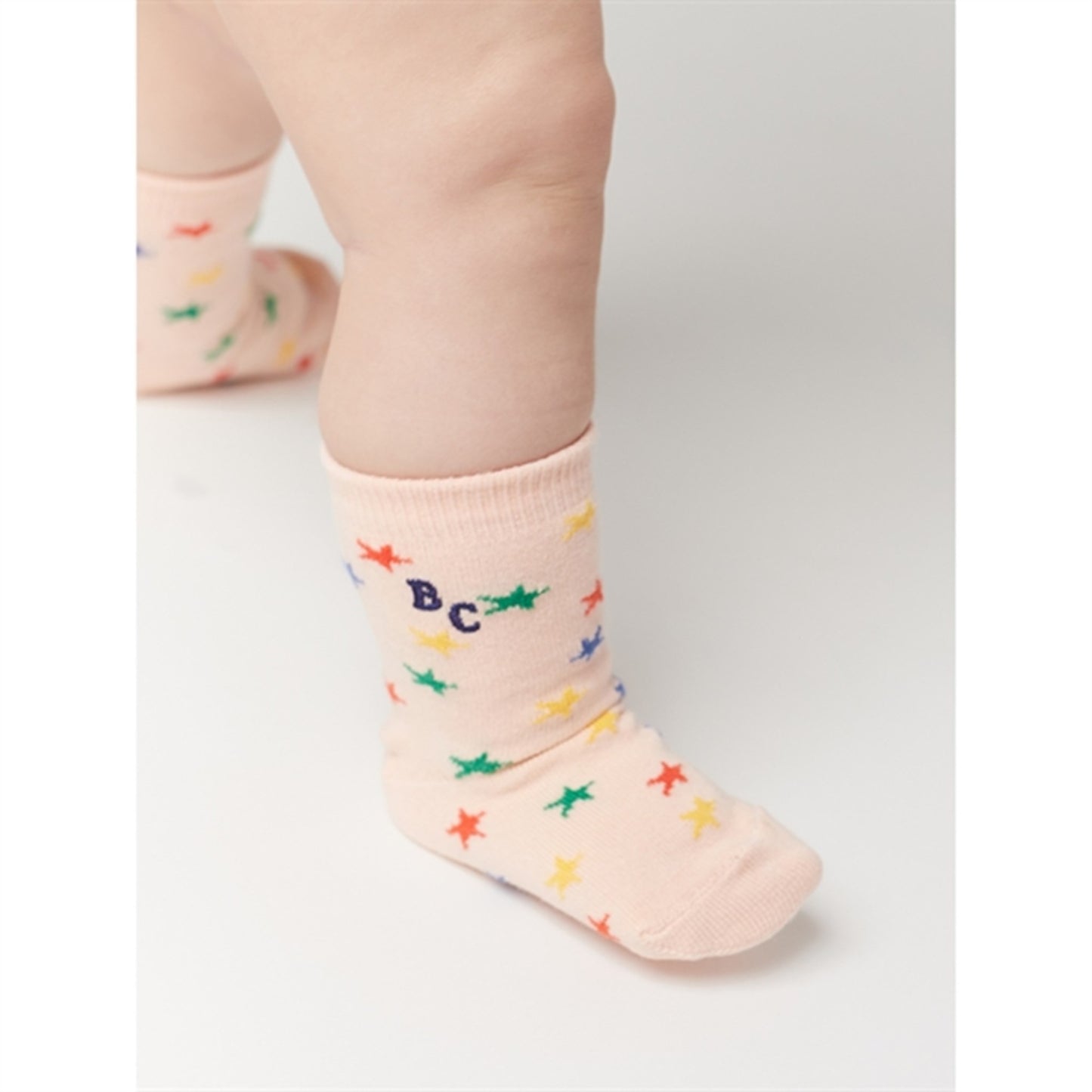 Bobo Choses Pink Multicolor Stars All Over Socks