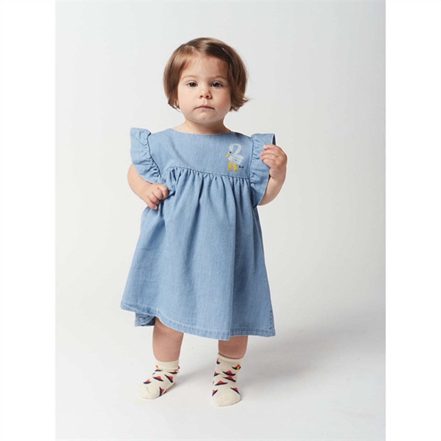 Bobo Choses Beige Sail Boat All Over Socks