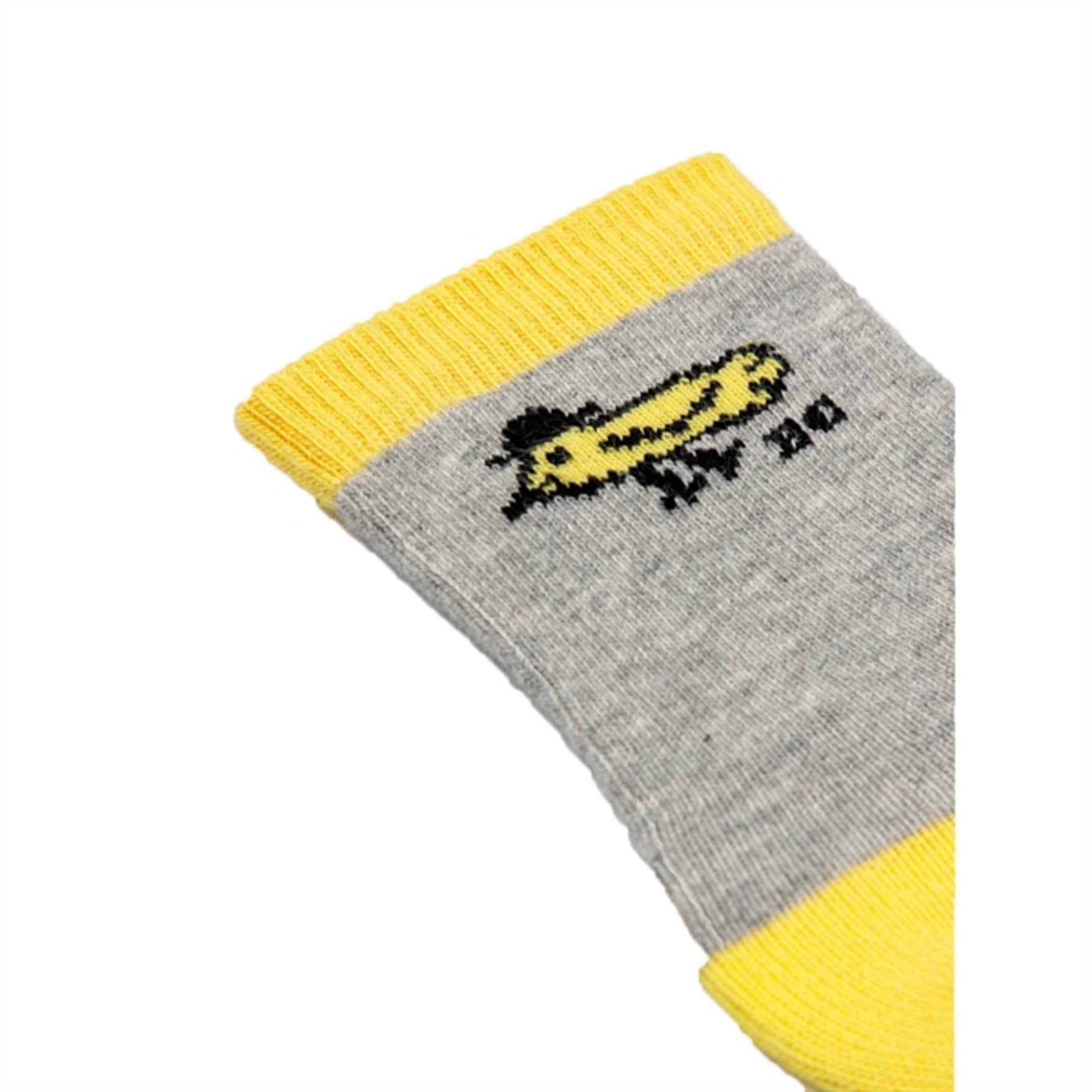 Bobo Choses Light Heather Grey Mr Birdie Socks