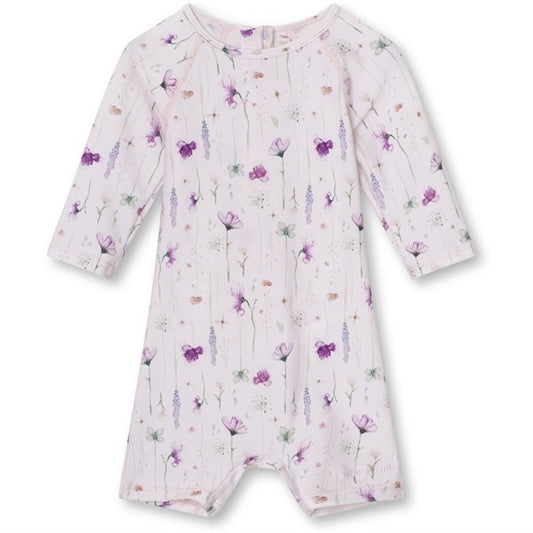 MINI A TURE Goldie Printed UV50+ Jumpsuit Floating Flowers