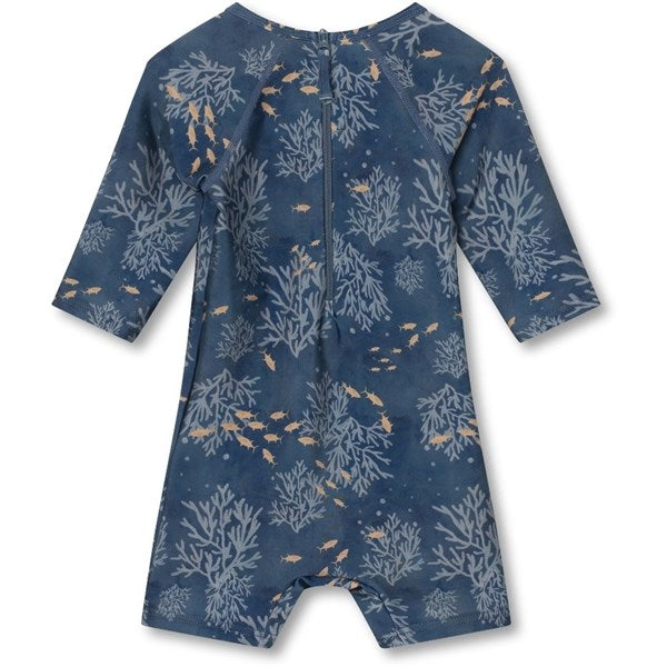 MINI A TURE Goldie Printed UV50+ Jumpsuit Deep Waters