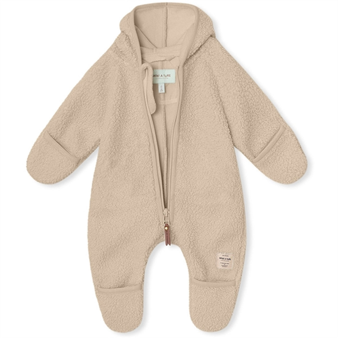 MINI A TURE ADEL Fleece Driving Suit Sesame