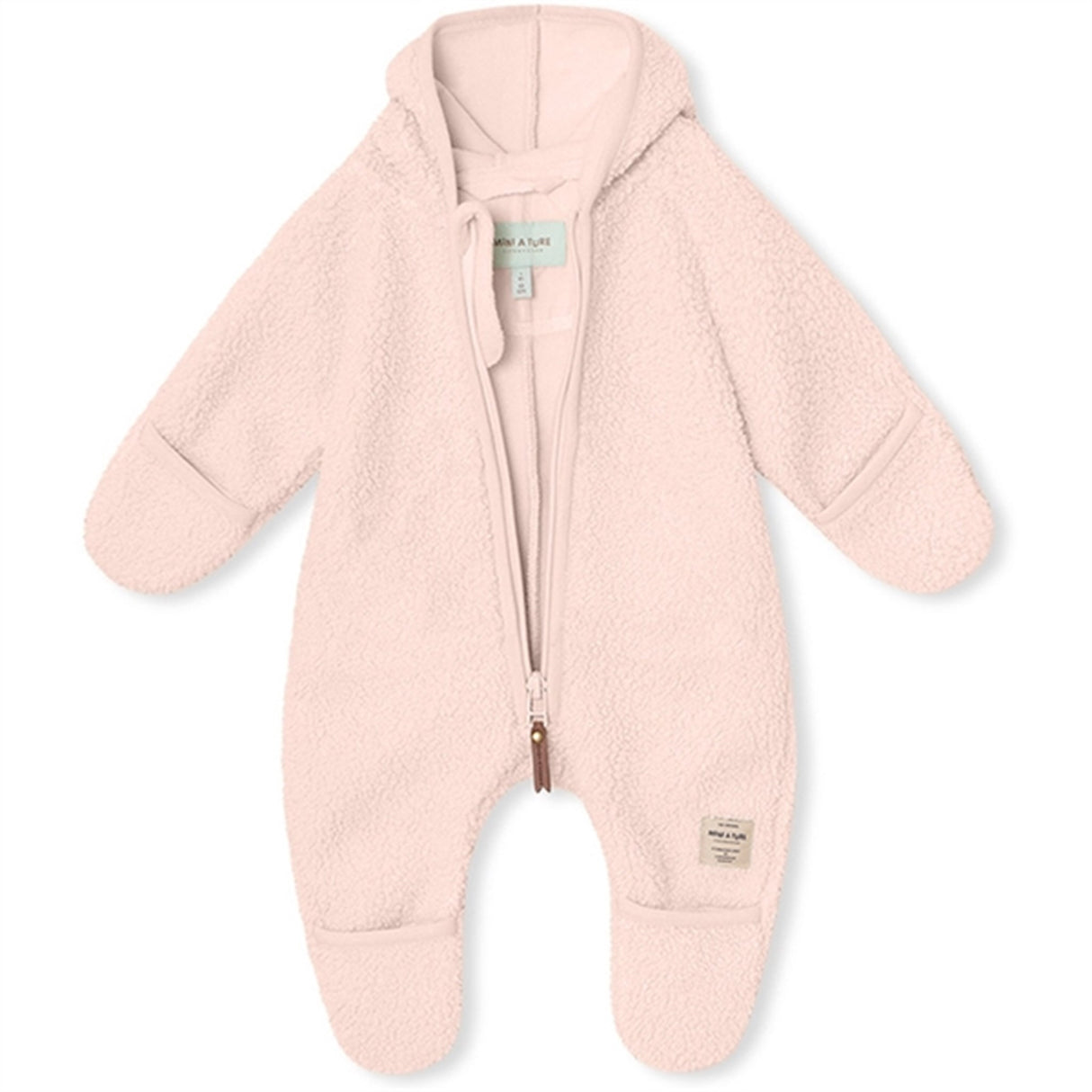 MINI A TURE ADEL Fleece Driving Suit Mauve Chalk