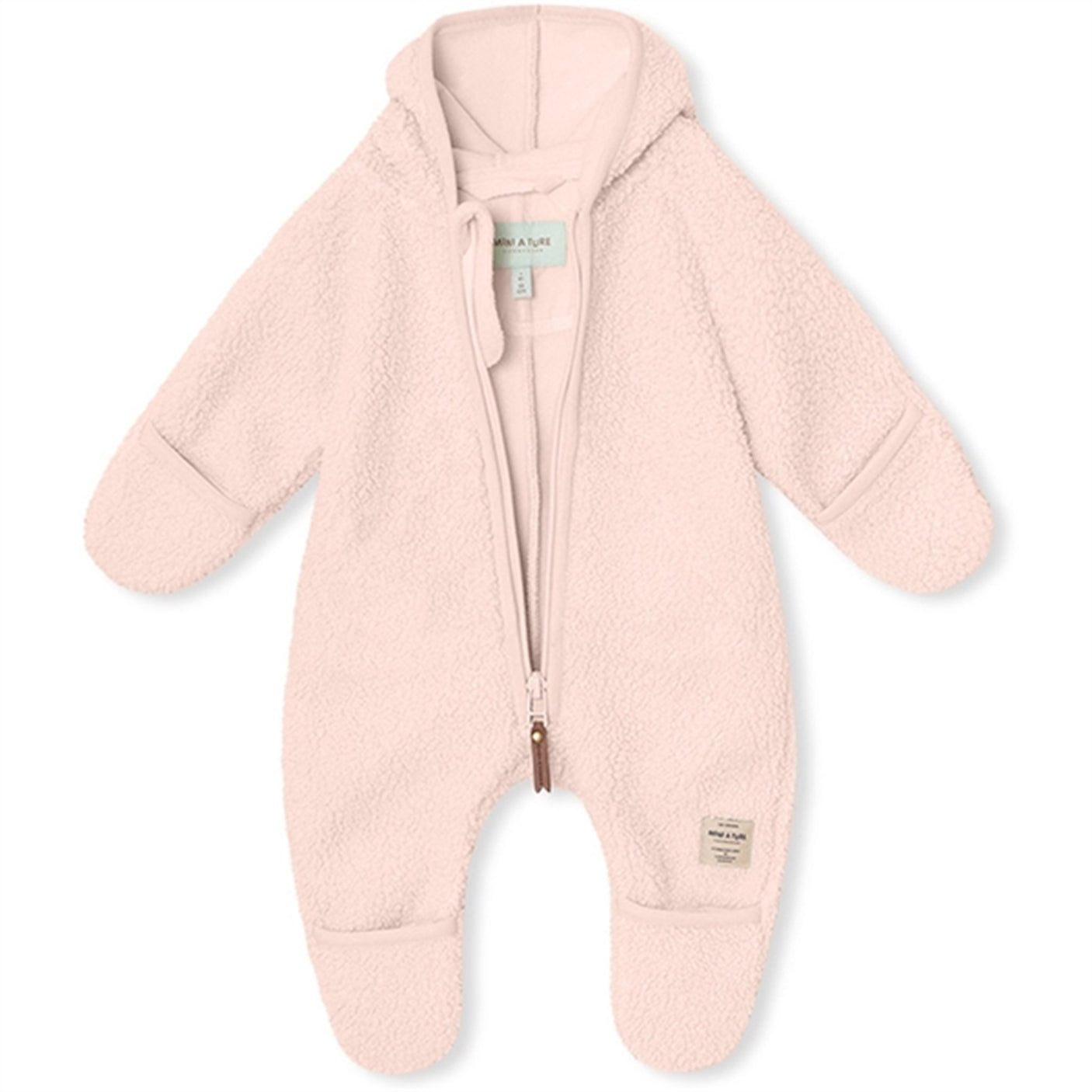 MINI A TURE ADEL Fleece Driving Suit Mauve Chalk