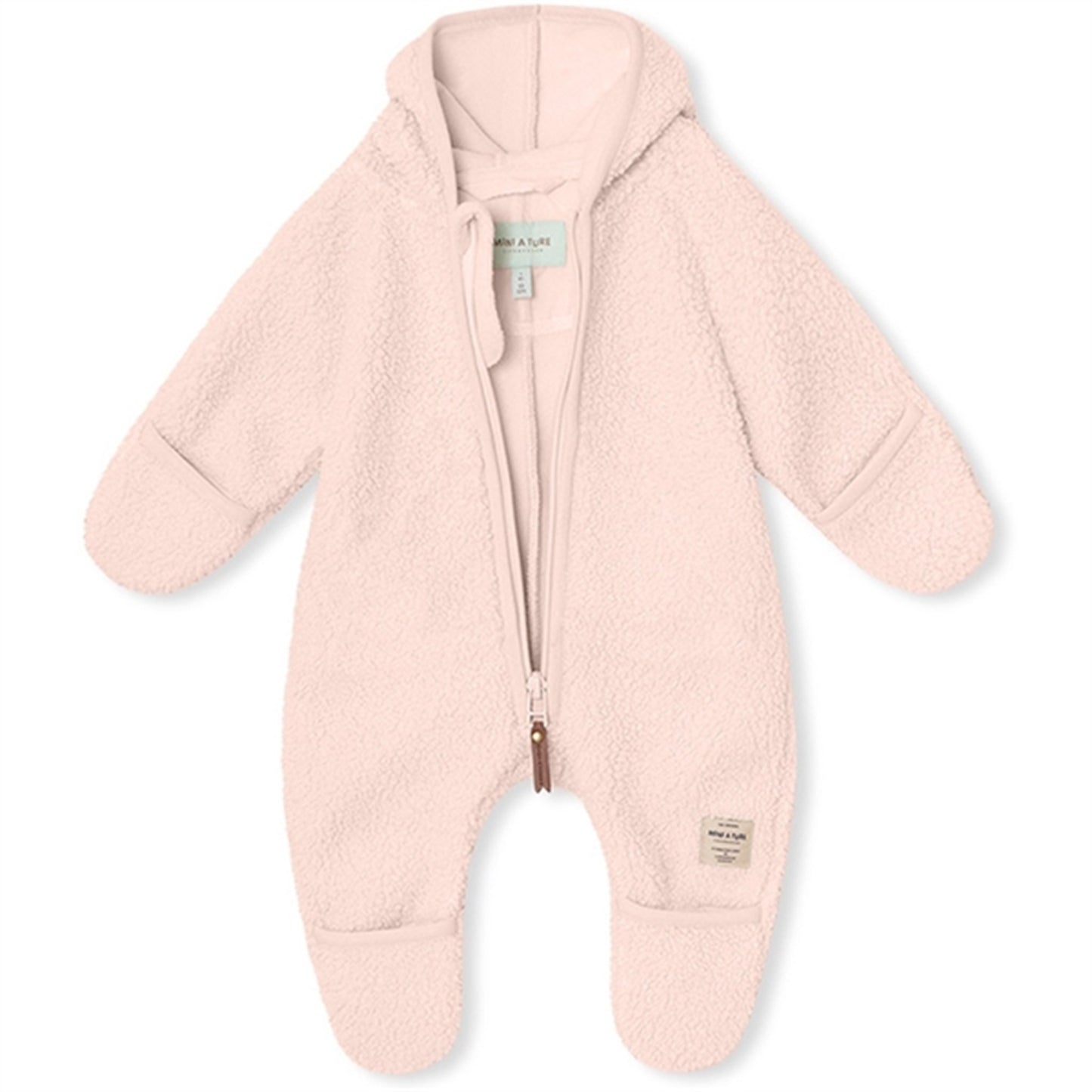 MINI A TURE ADEL Fleece Driving Suit Mauve Chalk