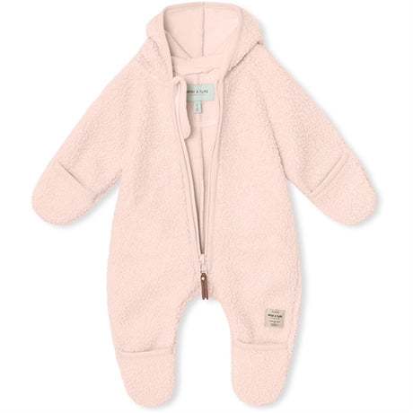 MINI A TURE ADEL Fleece Driving Suit Mauve Chalk