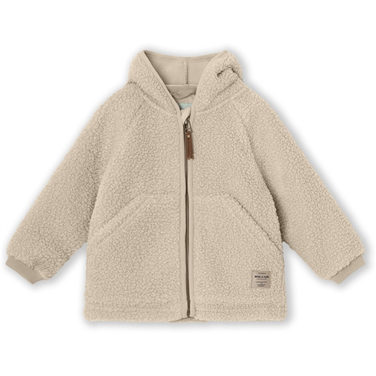 MINI A TURE LIFF Teddy Fleece Jacket Sesame