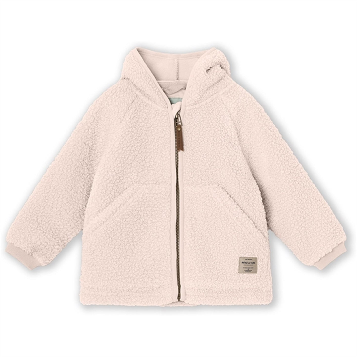 MINI A TURE LIFF Teddy Fleece Jacket Mauve Chalk