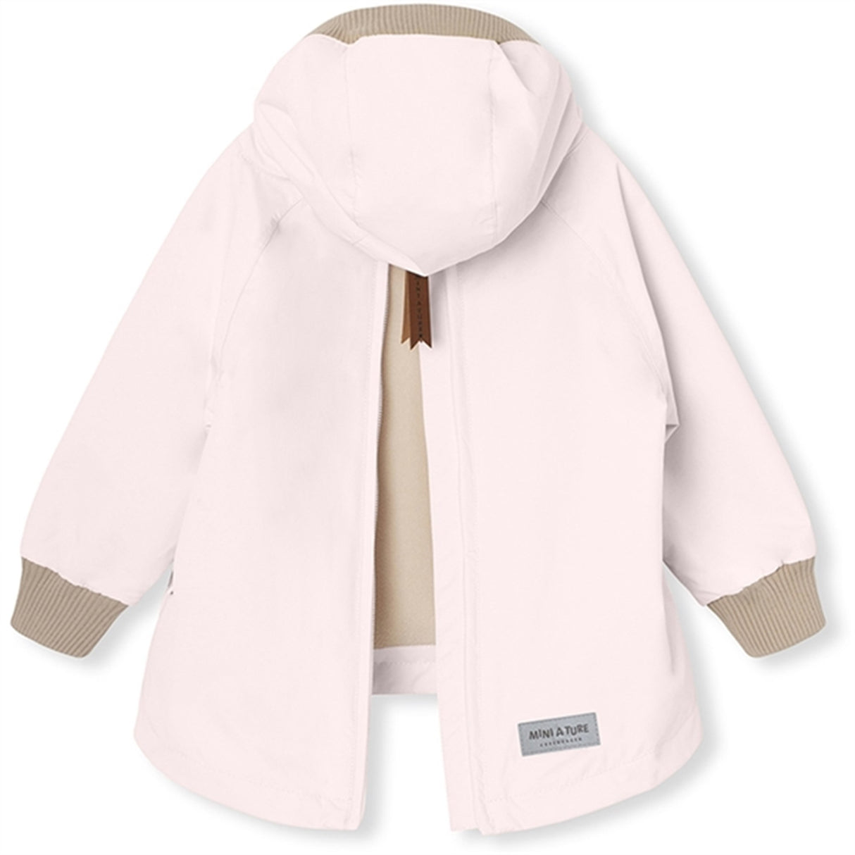 MINI A TURE BABYVITO Spring Anorak w/Fleece Lining Mauve Chalk