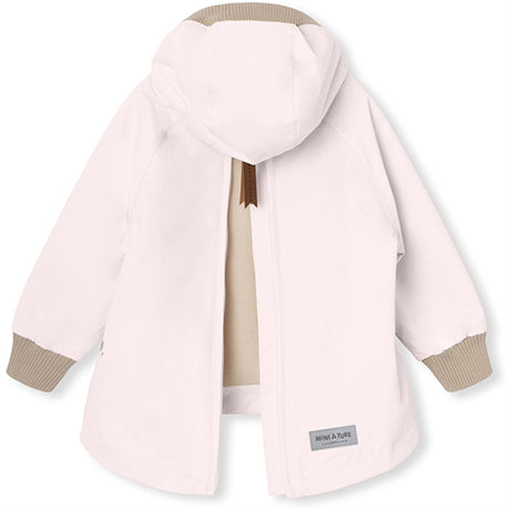 MINI A TURE BABYVITO Spring Anorak w/Fleece Lining Mauve Chalk