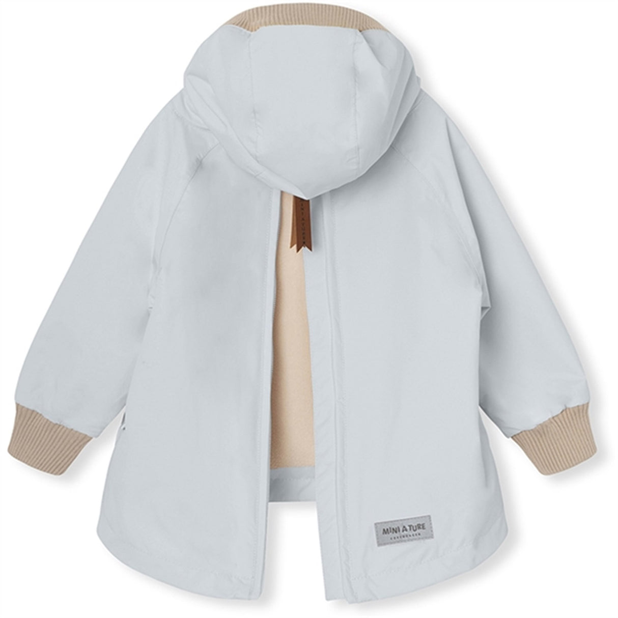 MINI A TURE BABYVITO Spring Anorak w/Fleece Lining Pearl Blue