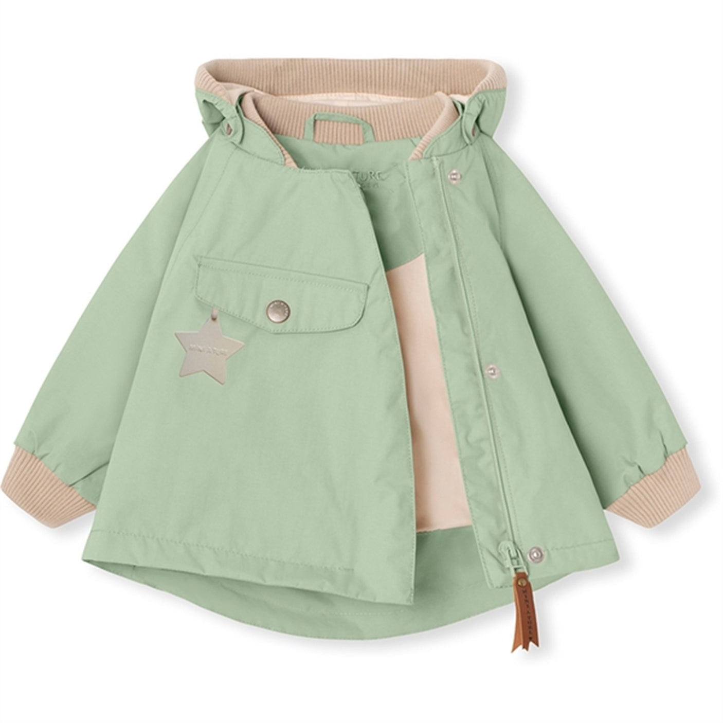 MINI A TURE WAI Spring Jacket Dusty Light Green