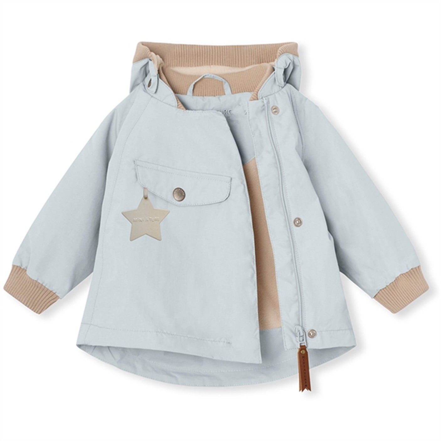 MINI A TURE WAI Spring Jacket w/Fleece Lining Pearl Blue