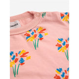 Bobo Choses Baby Fireworks All Over Sweatshirt Round Neck Pink