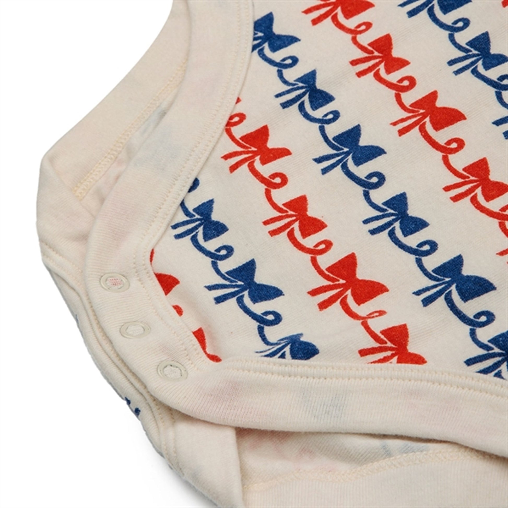 Bobo Choses Baby Ribbon Bow All Over Body Sleeveless Offwhite