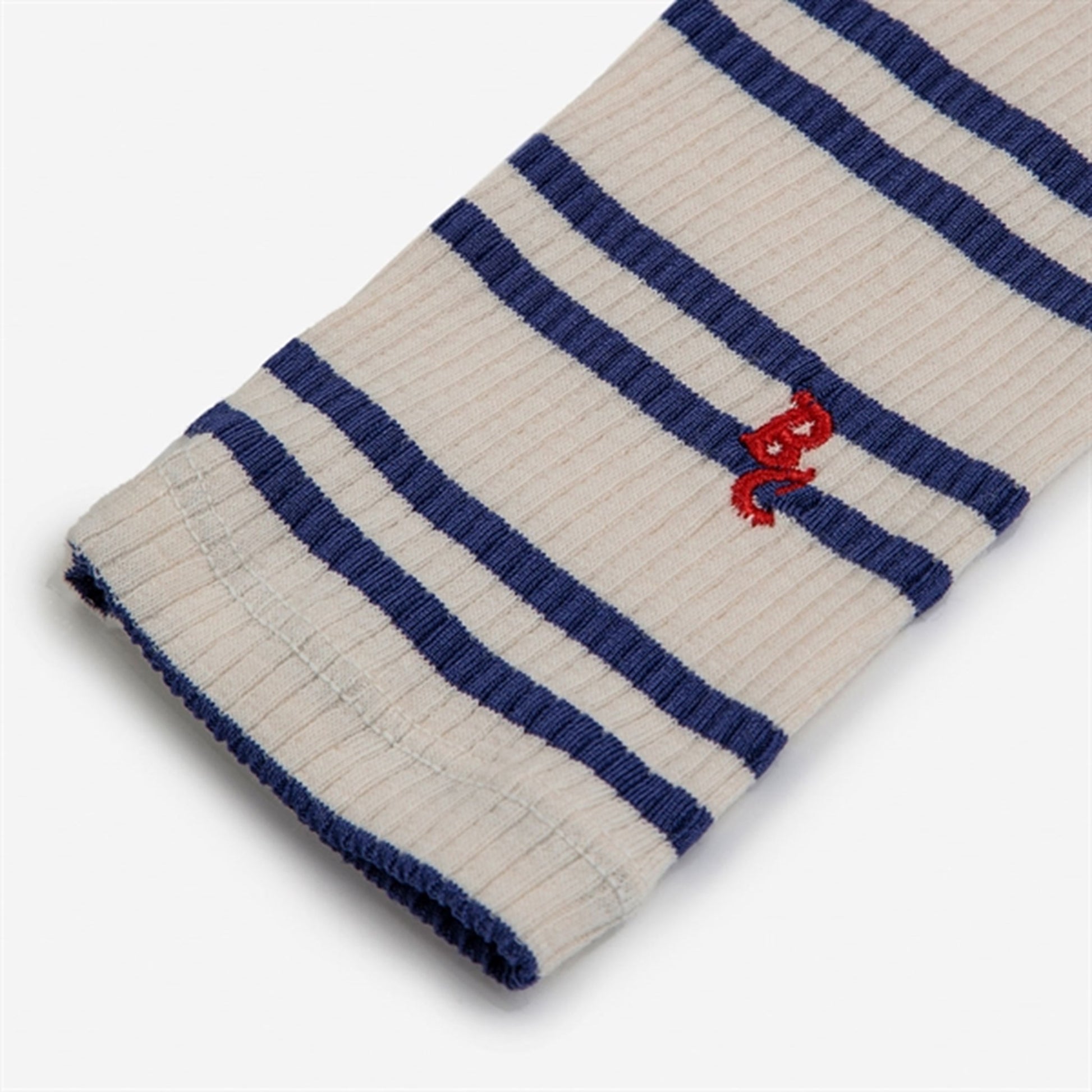 Bobo Choses Baby Blue Stripes Leggings Offwhite