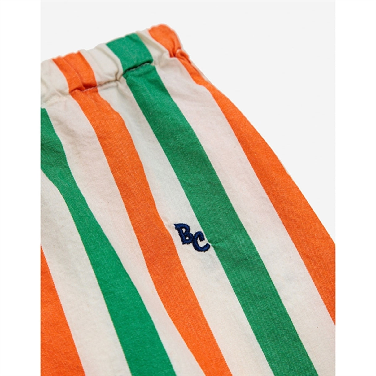 Bobo Choses Baby Vertical Stripes Woven Pants Baggy Offwhite